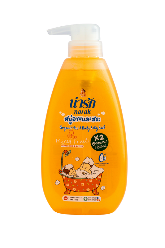 NARAK HAIR & BODY BABY BATH ORGANIC (380ml)